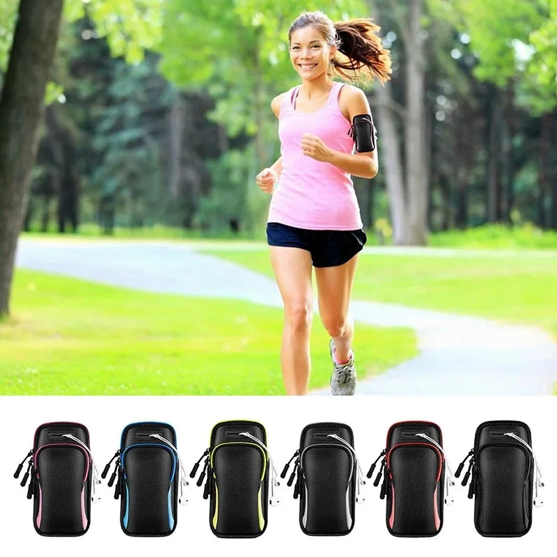 Running Mobile Phone Arm Bag Sport Phone Armband Waterproof Running Jogging Mobile Phone Protective Bags Accessories For iPhone