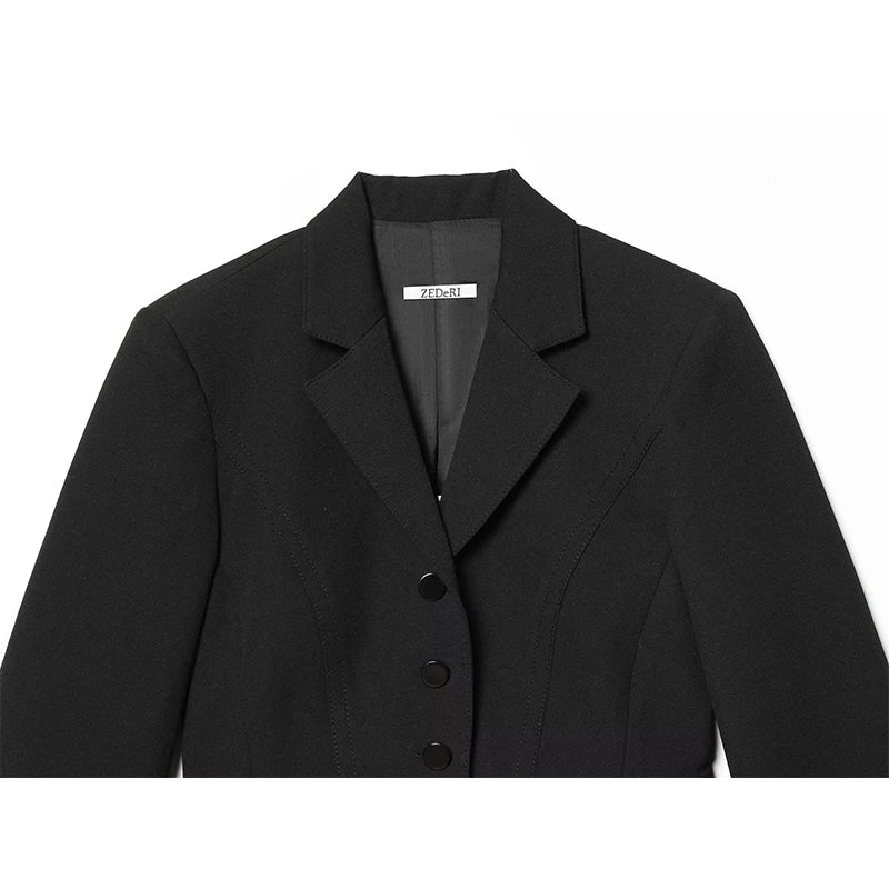 Blazers & Jackets Women's 2026 New Spring Office Blazers Chic Slim Elegant Short Jacket Street Youth Women's Warm Coats