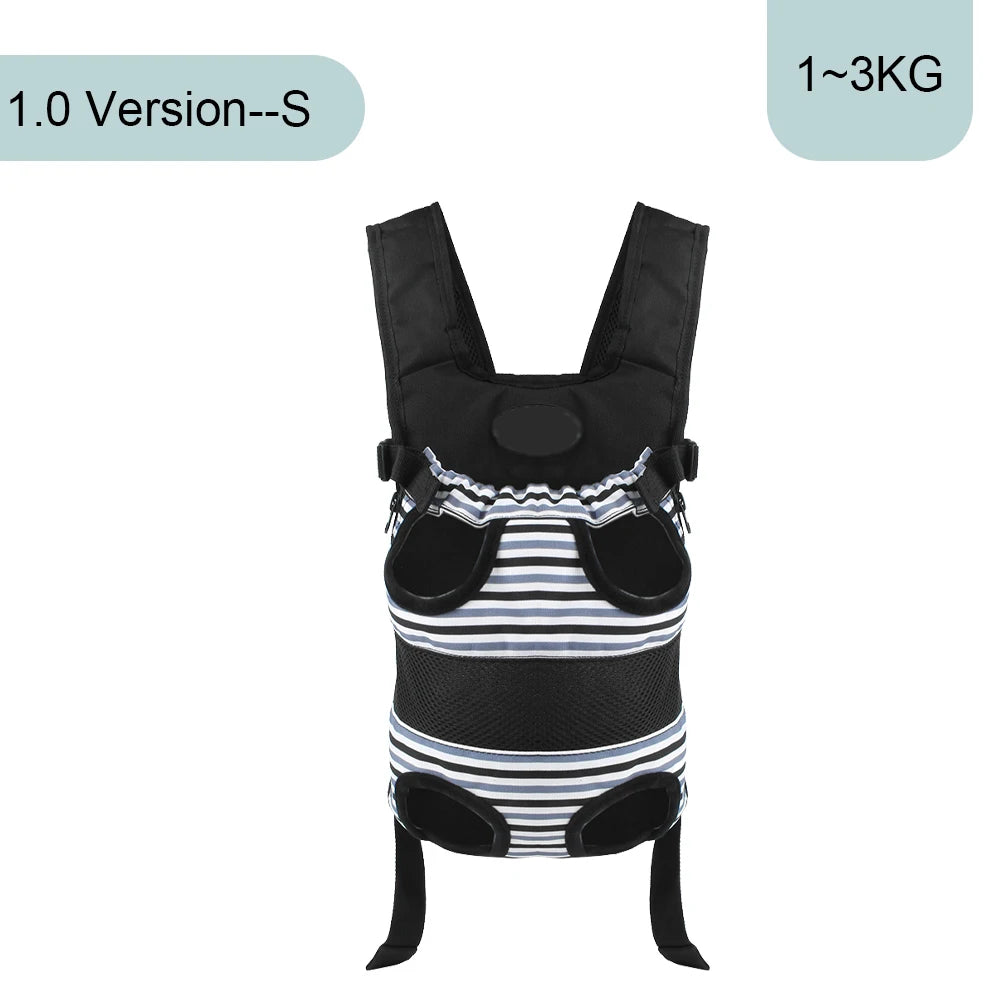 Pet Carry Portable Bag Puppy Adjustable Front Backpack Outdoor Travel Pets Ventilated Saddlebag Universal For Motorcycle Riding