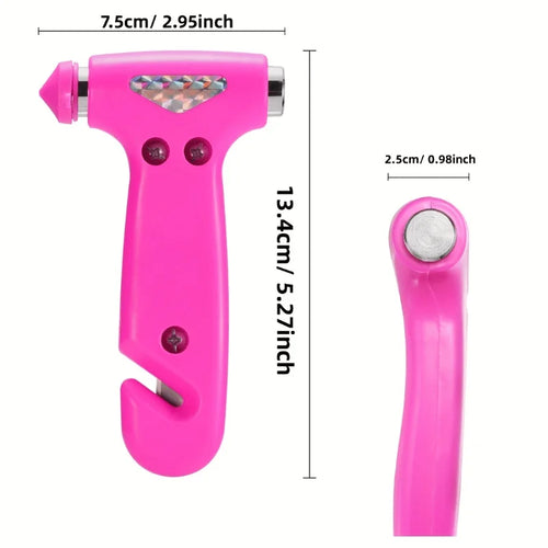 1 car safety hammer, emergency escape tool, with window circuit breaker and seat belt cutter, escape hammer