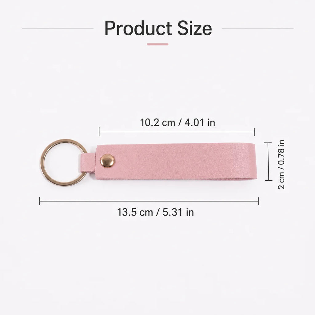 Custom Name Keychain, Laser Engraved Personalized Pu Keychain, Diy Pendant For Women, Personalized Text Keychain