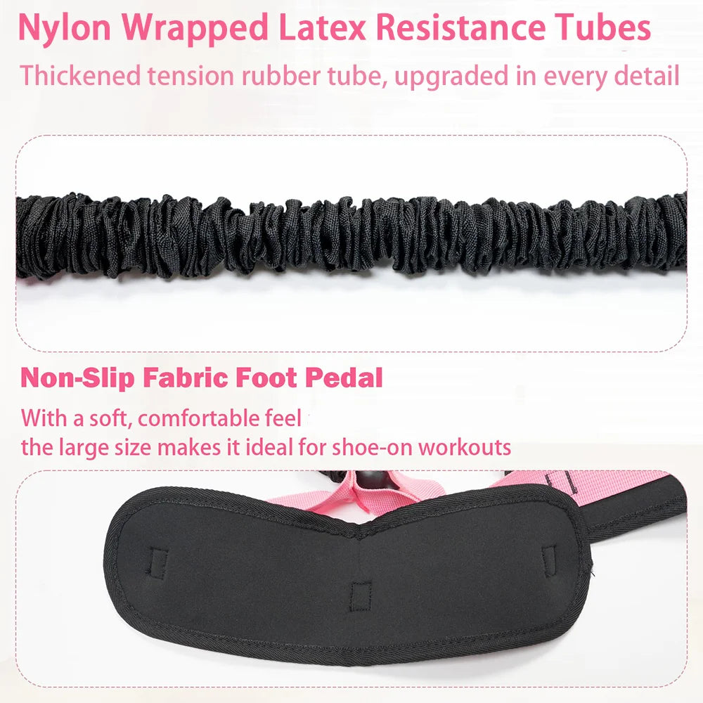 Professional Sit Up Equipment Fitness Resistance Bands Elastic Multi-purpose Stretch Bands AB Training Pedal Exercise Bands Yoga