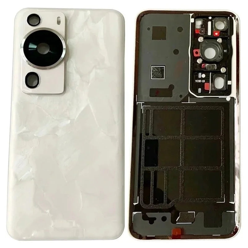 New For Huawei P60 Pro Battery Cover Rear Door Back Cover Case Housing with Camera Lens Repair Parts
