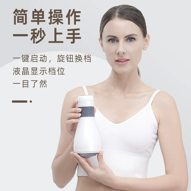 Vibration Plate Exercise Machine, Full Body Massage Device, Fat Burning Body Shaping Slimming Equipment for Home Use