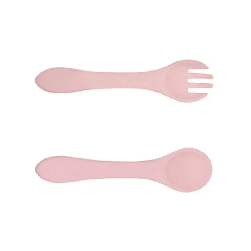 B78B-Baby Feeding Set, With Strong Suction, Silicone Tableware, Used To Hold Solid Food.