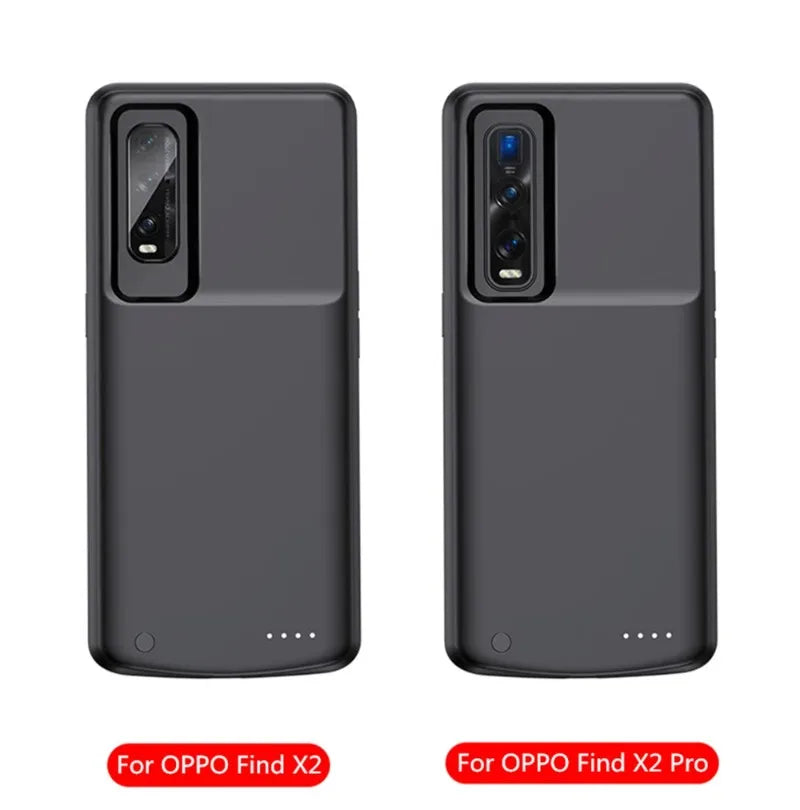 10000mAh Extrenal Battery Cases for OPPO Find X2 Pro Portable Charger Power Bank Battery Cover for OPPO Find X2 Charging Case