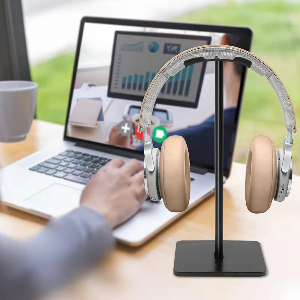 Headphone Stand, Desktop Headset Holder - Desk Earphone Stand, for All Headsets Such as Airpods Max, HyperX Gaming Headp
