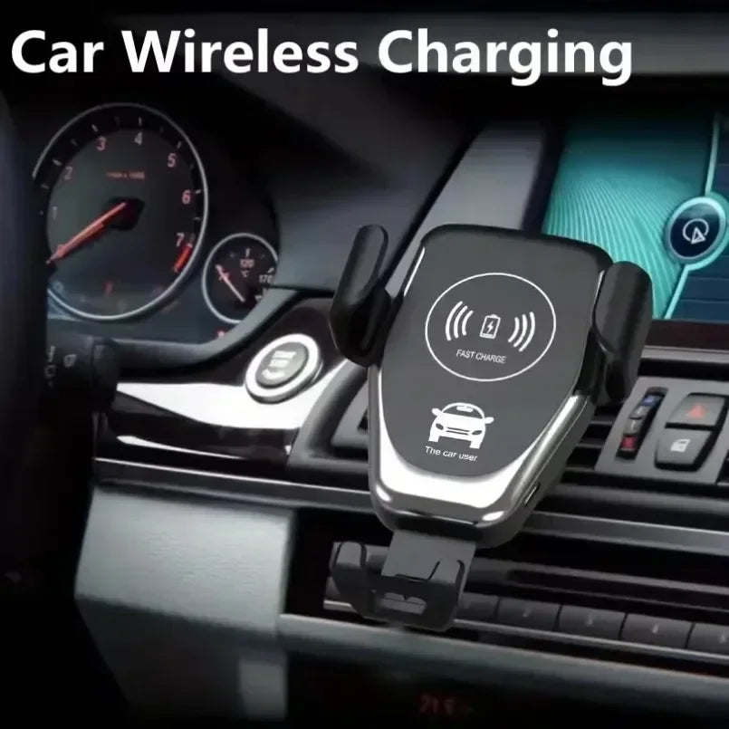 Car Air Outlet Wireless Charger - Gravity Induction Fast Charging Stand
