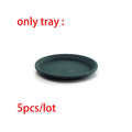 5pcs Plastic Nursery Pots Tray Plant Flower Pot Grow Plantenpot Garden Planter Tools Gardening for Herb Succulents Flowerpot
