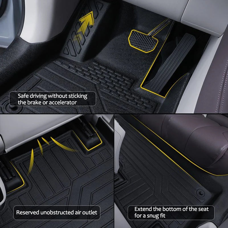 Car Floor Mats For DFSK Landian E5 NEV 2023~2026 5seat 7seat Waterproof Pads Left Hand Driver Foot Covers Floor Auto Accessories