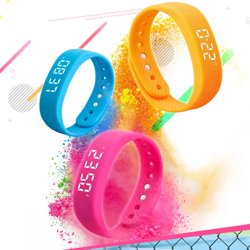 Sport Digital Children Watches Women Hot Silicone Strap LED Display Kids Watch Girls Boys Wristwatch Man Clock Reloj de hombre