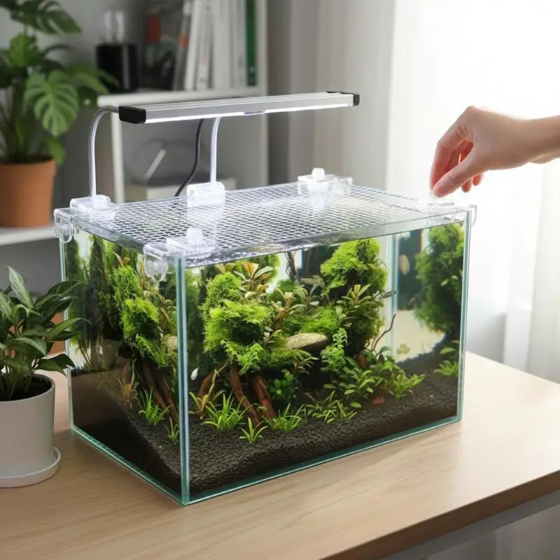 1Pcs Aquarium Accessories Fish Tank Net Anti Jumping Guard Pet Balcony Net
