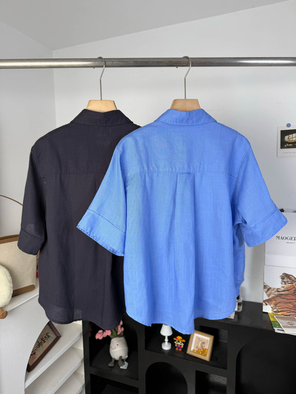 Casual Loose Button Up Short Sleeve Linen Shirt Women Summer Blouse Versatile Female Blousas