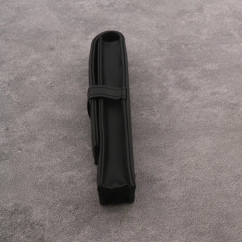 1pc Leather Pen Bag Packaging Bag Black Business Classmates Gift Case Stationery Office Supplies Bag