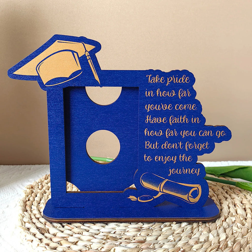Graduation Season Theme Picture Frame Graduation Ceremony Wooden Photo Frame Holiday Decoration Ornaments Graduation Gifts