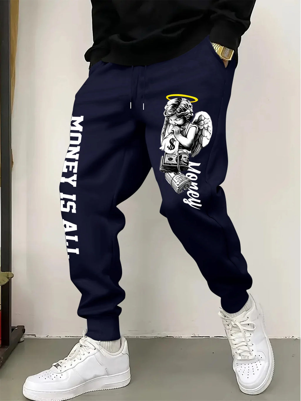 Fashionable And Distinctive Men'S Casual Pants For Everyday Wear，Casual Drawstring Waist Pants，Men'S Versatile Clothing
