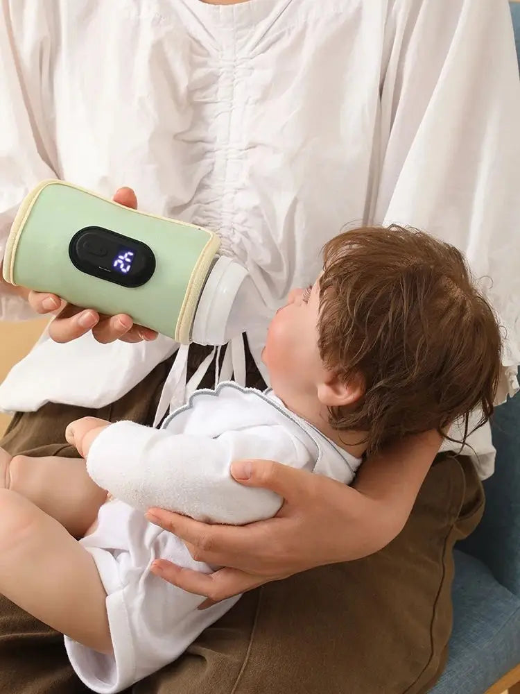 Baby Milk Warmer Baby Nursing Bottle Heater, Portable USB Bottle Warmer for Car, Outdoor Travel Accessories Outdoor Portable
