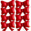 8pcs Red Bow Balloon Set Wedding Birthday Bachelorette Party Decoration Valentine's Day Supplies Festival Photography Props