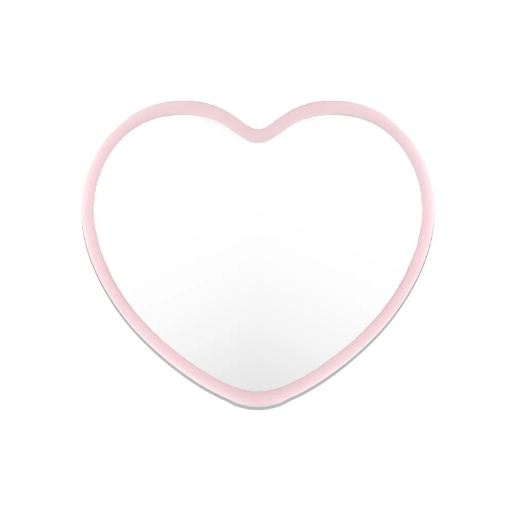 36Pcs/12sets Bridal Shower Favors - Pink Heart Mirrors with Thank You Cards & Tulle Bags for Bridesmaid & Wedding Favors