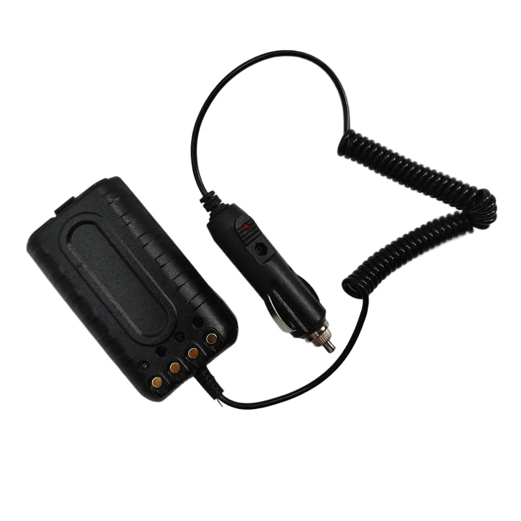 Original 12V DC Car Charger Battery Eliminator for QuanSheng TG-UV2 Plus 10W Walkie Talkie