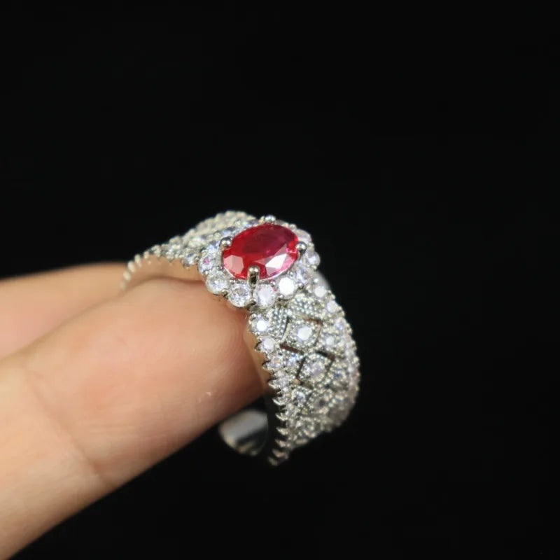 New Exquisite Red Ring, Daily Versatile Jewelry.