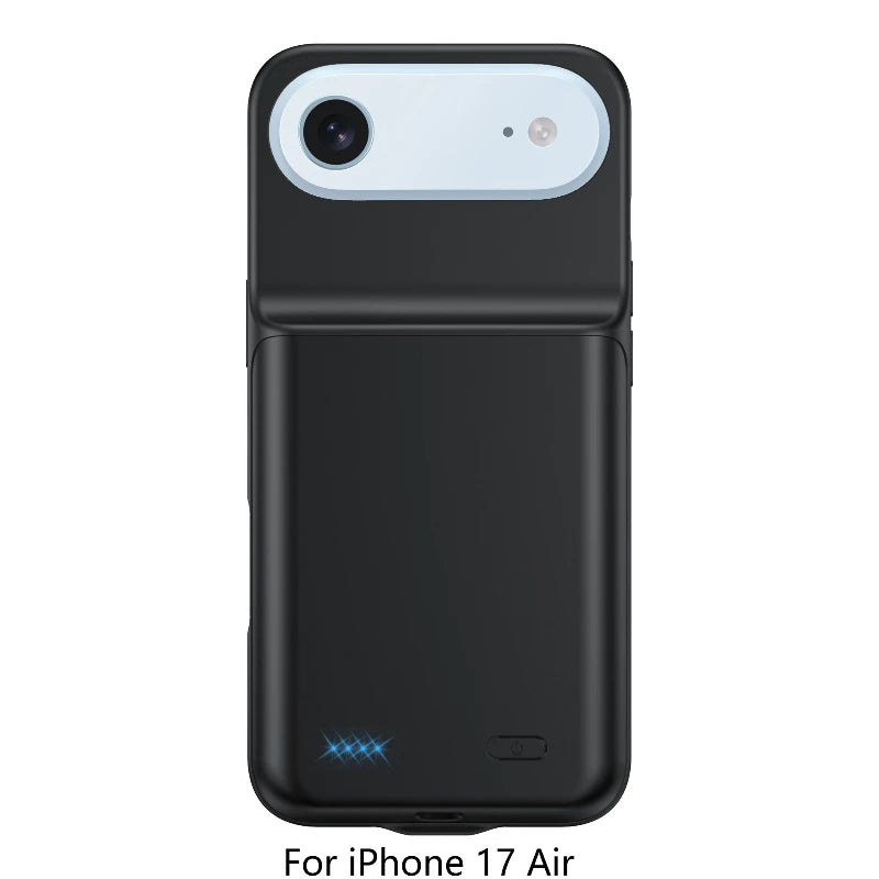 10000mAh Battery Case for Iphone 17 17Air 17Pro 17ProMax Portable Power Bank Charger Cover for IPhone 17/17Air/17Pro /17Pro Max