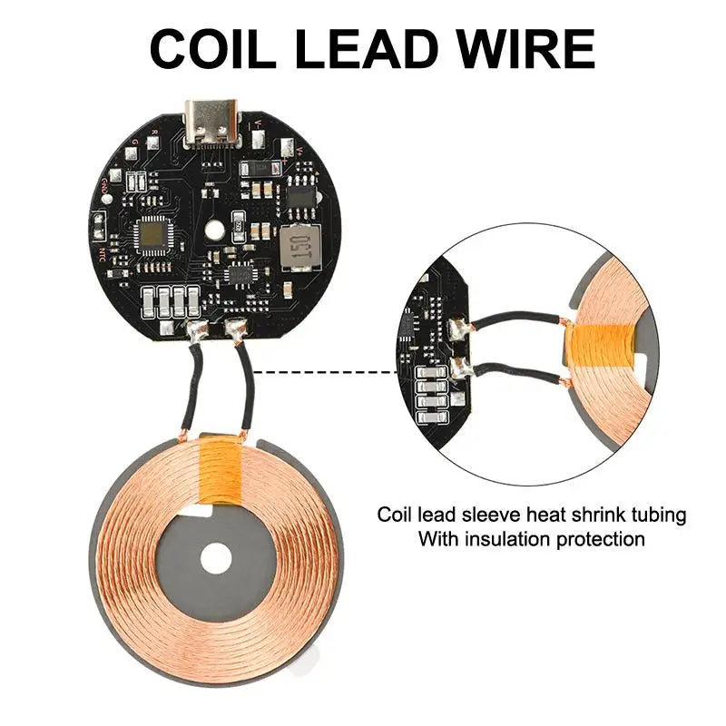 20 Watts Rapid Wireless Charging Board, Mobile Phone Vehicle Charger, High Power 12V/24V Transmitter