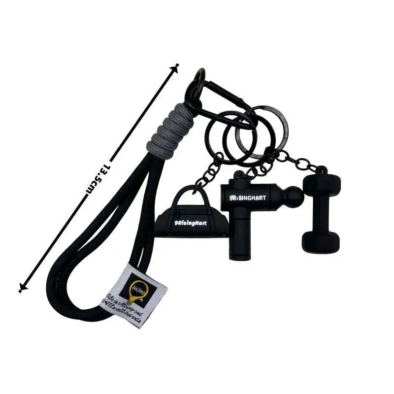 1Pc Fitness Keychain For Gym Lovers Premium Gift For Gym Bags Water Bottles D Buckle Sports Style Keychain Accessories