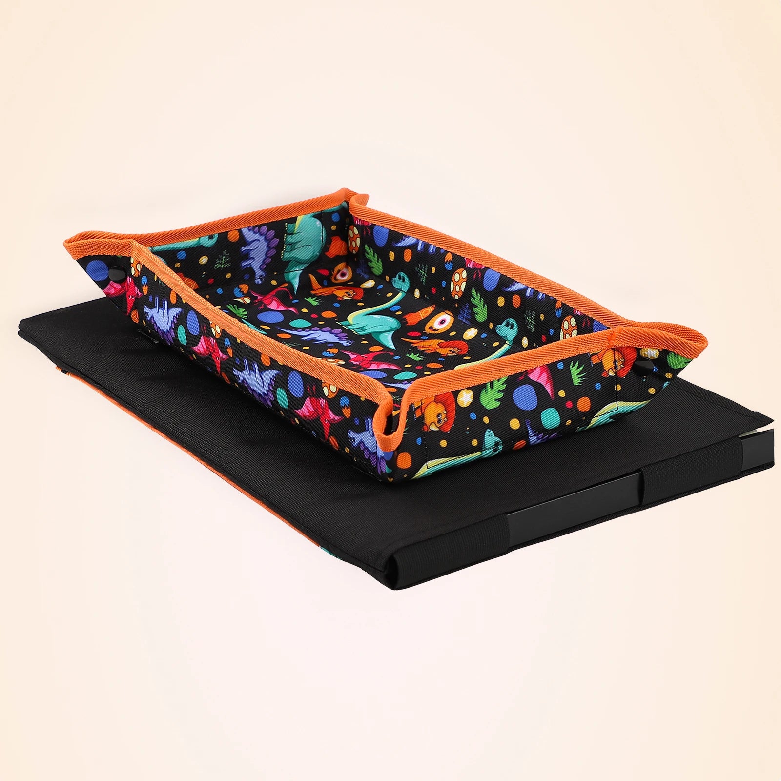 Kids Travel Tray for Airplanes Seats Travel Desk Storage Foldable & Adjustable Lap Desk for Children Entertainment & Learning