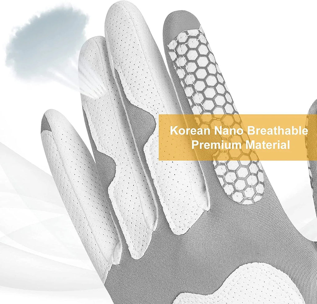 2025 New High-End Golf Gloves, Left-Hand Golf Gloves for Men, Breathable and Anti-Slip Left-Hand Golf Gloves for Men