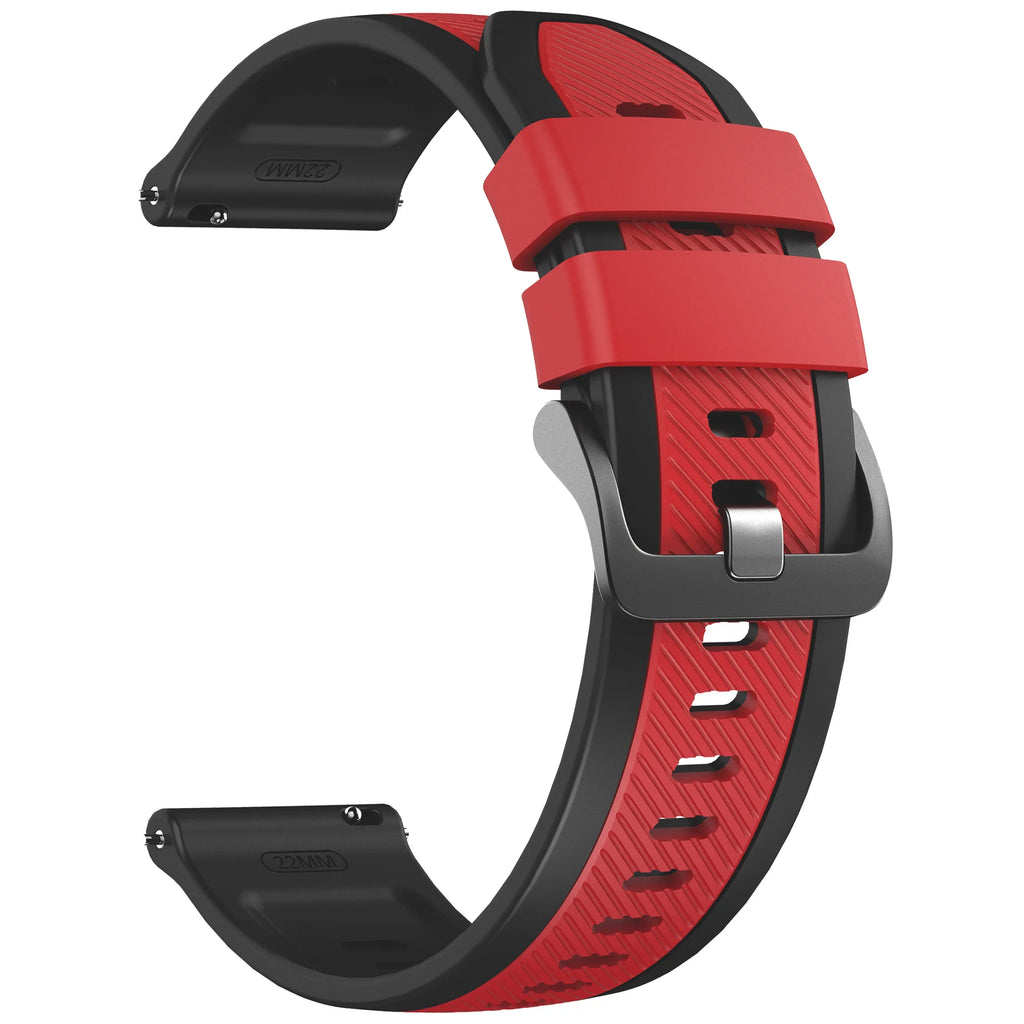 Sport Watch Straps 22mm For TicWatch Pro 3 Ultra LTE/GPS Smart Watches Band For huawei GT6 6Pro Women Man Soft Silicone Bracelet