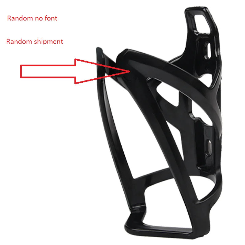 Road Mountain Bicycle Bottle Rack Random Font Style Lightweight PC Plastic Holder Cage Bike Water Outdoor Cycling Accessories