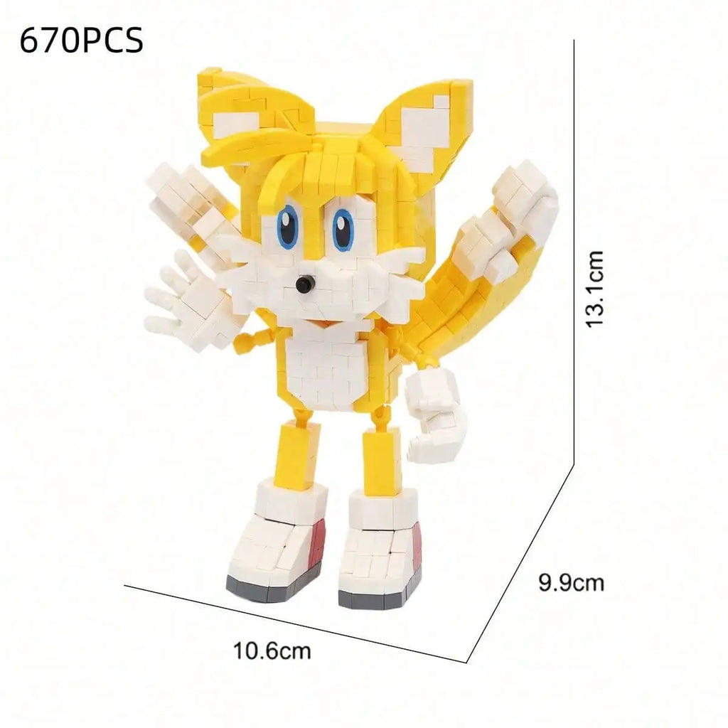 Cartoon Kawaii Building Blocks Particle Desktop Ornaments DIY Assemble Puzzle Toys Halloween Birthday Christmas Gifts