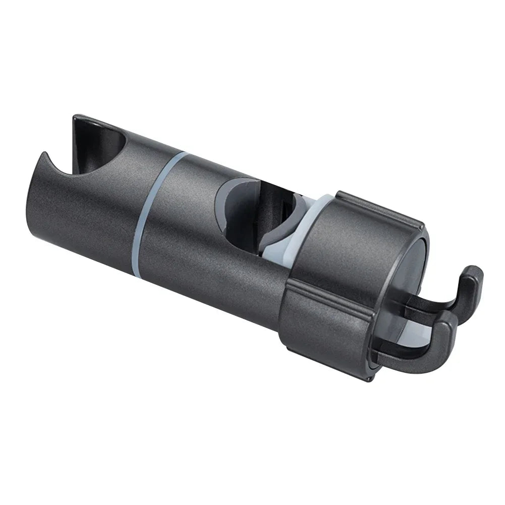 Bathroom Shower Head Holder Adjustable ABS Slide Bracket with Rotating Hook for Sliding Rail Bar Mounting Accessories
