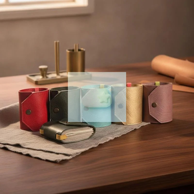 Leather Wallet With Smart Card Holder, Convenient Quick Access Design For Cash, Credit Cards, Daily Use Purse Wallet