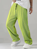 New Men's Casual Pants - Anti-Wrinkle, Non-Stretch, Breathable, Elastic, Stain-Resistant Straight-Leg Pants, Hip-Hop Streetwear