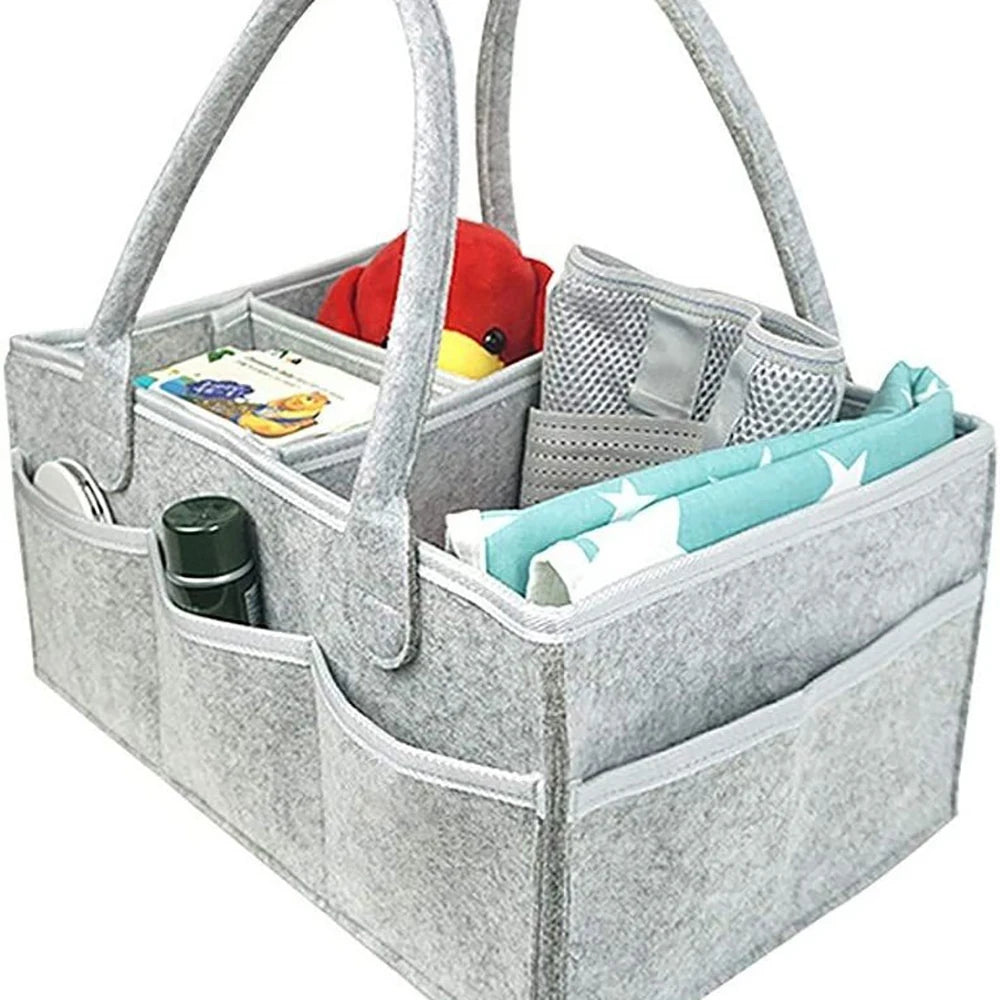 Baby Storage Bag Large Capacity Scientific Division Of Labor Lightweight And Convenient To Carry Stroller Accessories