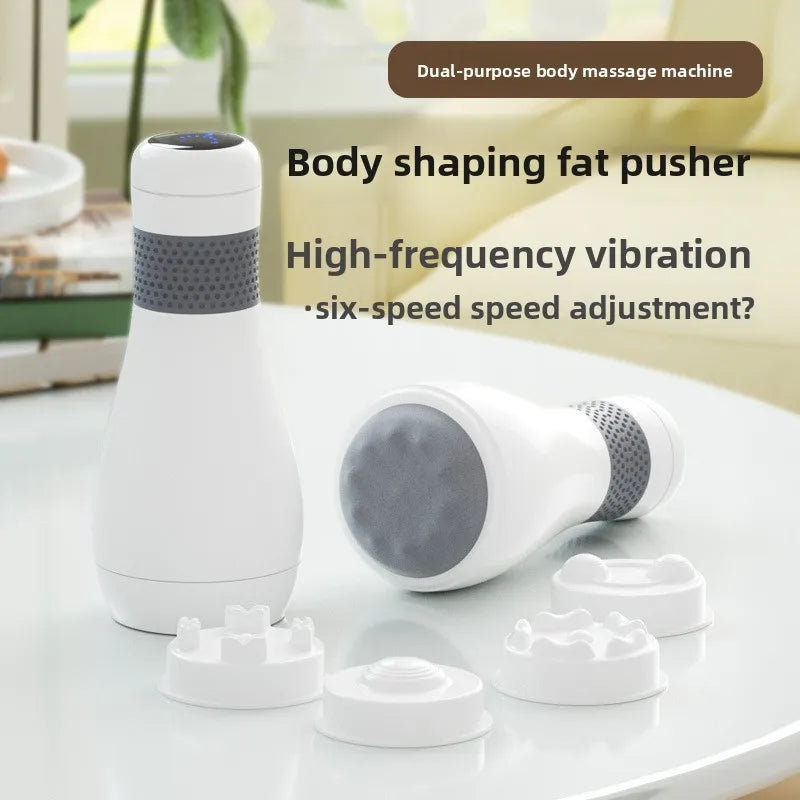Vibration Plate Exercise Machine, Full Body Massage Device, Fat Burning Body Shaping Slimming Equipment for Home Use