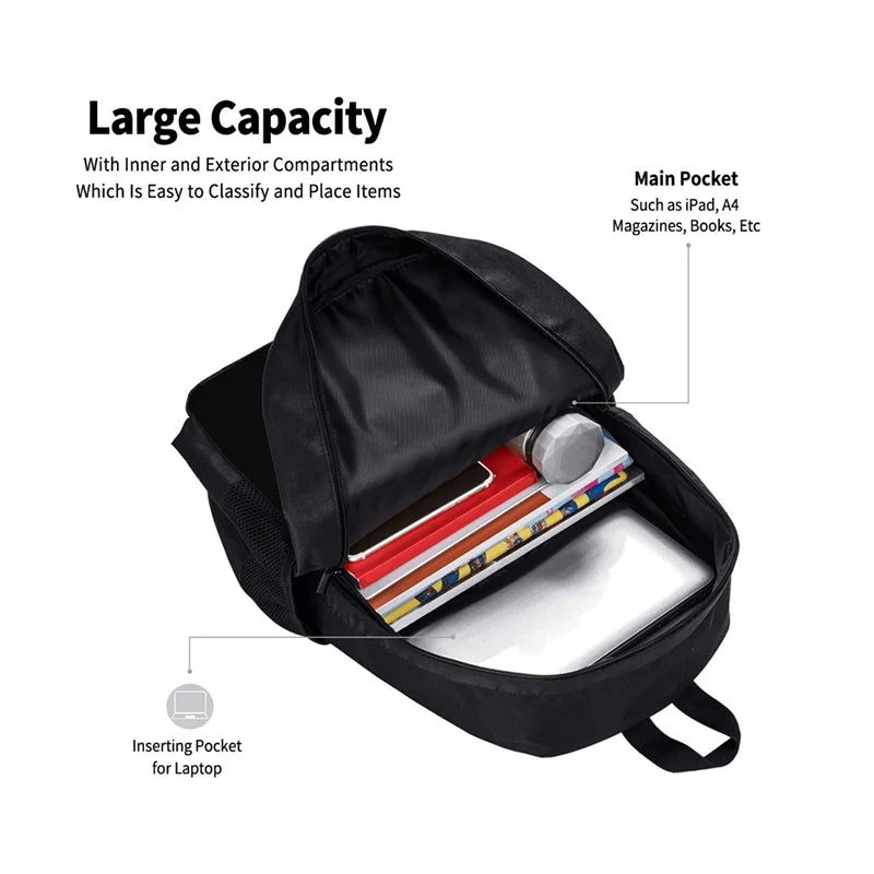 Kids Schoolbags The T-Thundermans Printed Child Backpack,Large Capacity Bookbags for Kindergarten Students,Bags for Boys Girls