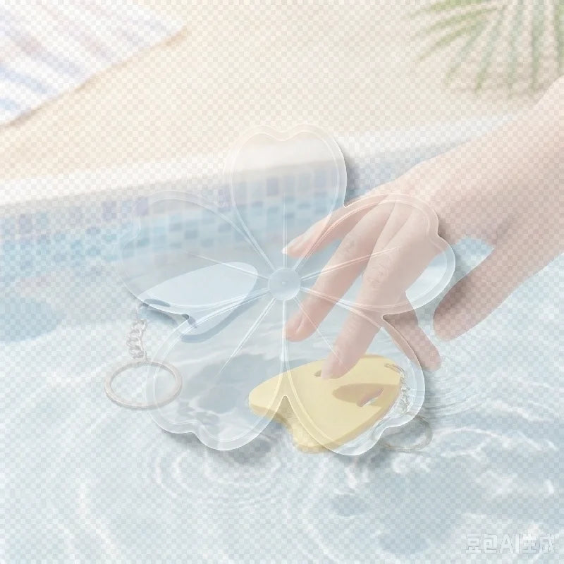 Swimming Keychain Sports Style Keychain Swimming Board Keychain Pendant Sports Style Bag Charm Mini Float Key Holder for Summer