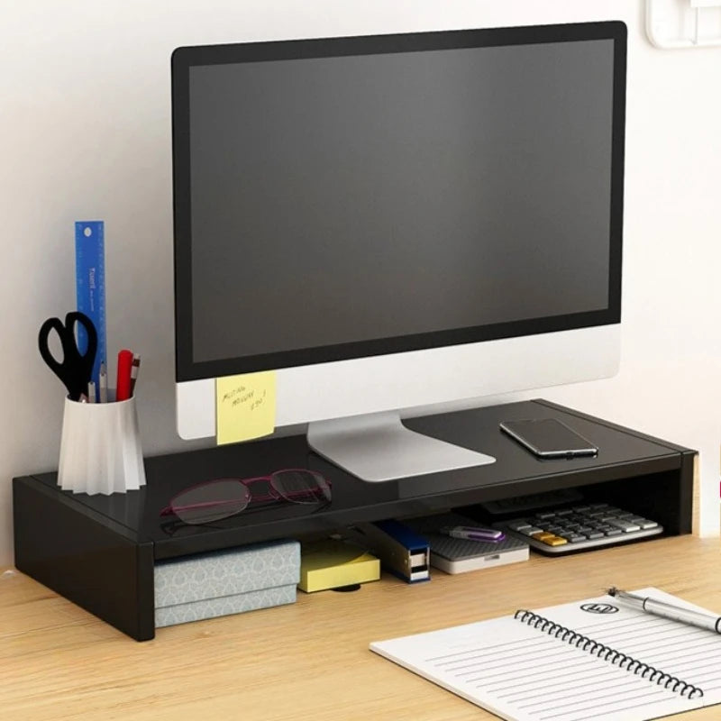 Computers with Elevated Shelves, Laptops with Elevated Shelves, Office Desk Storage Racks, Desktop Storage Racks, Home Dormitory