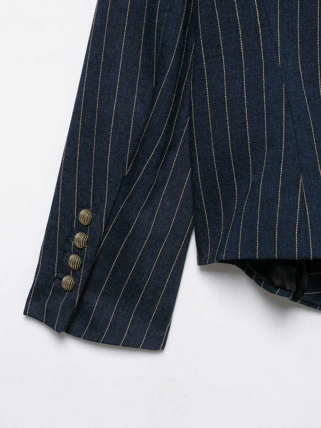 Women's Fashion Elegant Striped Blazers Jackets Spring Autumn Female Chic Long Sleeve Button Coats Lady Streetwear Suit Jackets