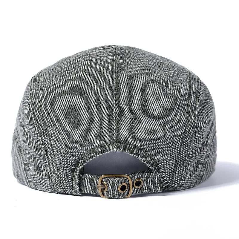 Washed Old Cap Men's British Retro Forward Hats Trendy European and American Hats Comfortable Fit Classic Style 58cm Adjustable