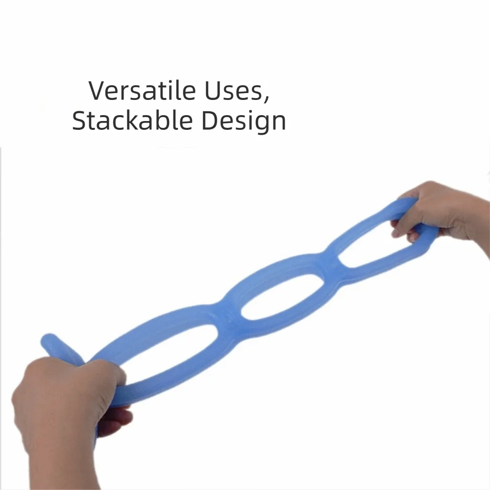 7 Ring Physical Stretch Resistance Band Portable Size Flexible Pull Up Assist Band Break-resistant Foldable Yoga Stretch Band