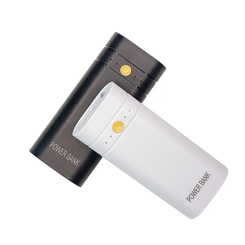 Power Bank Box For Phone Electronic Charging Not Including Batteries 6000mAh 5V 2A 2X 18650 USB Type-C Battery Charger Case