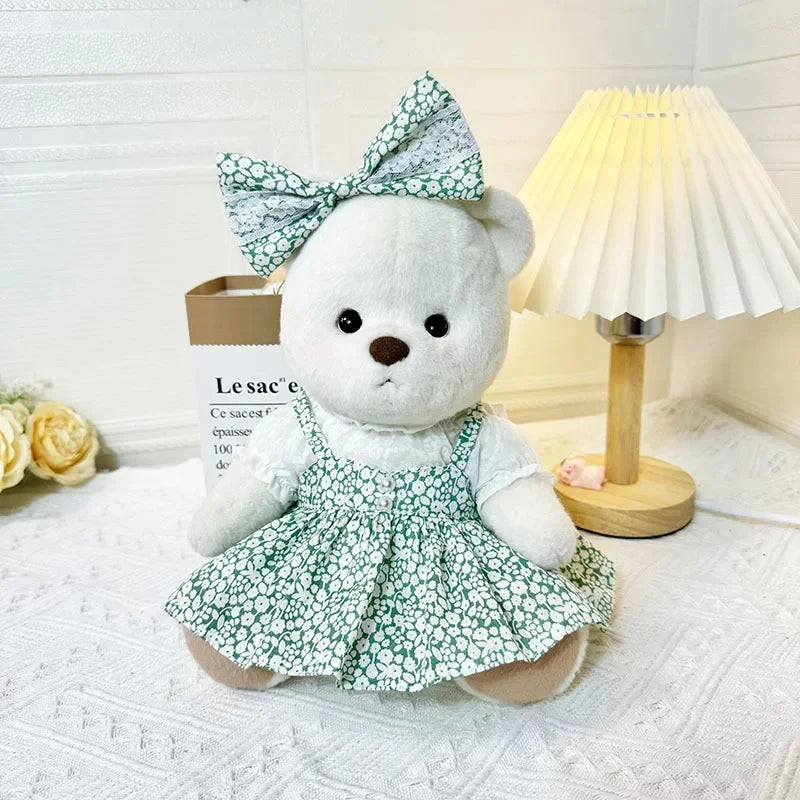 New Sale 30cm Nude Bear And Clothes Kawaii Bear Doll Clothes Soft Bear White Brown Comfortable Cute Cartoon Bear Gift Toys
