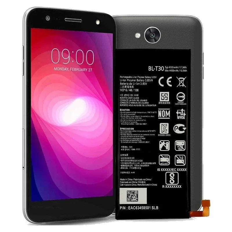 BL-T30  for LG X Power 2/M320F/M320TV/M322 Fiesta 2/L63BL/X Charge Mobile Phone Battery Replacement Bateria Grade A Cell