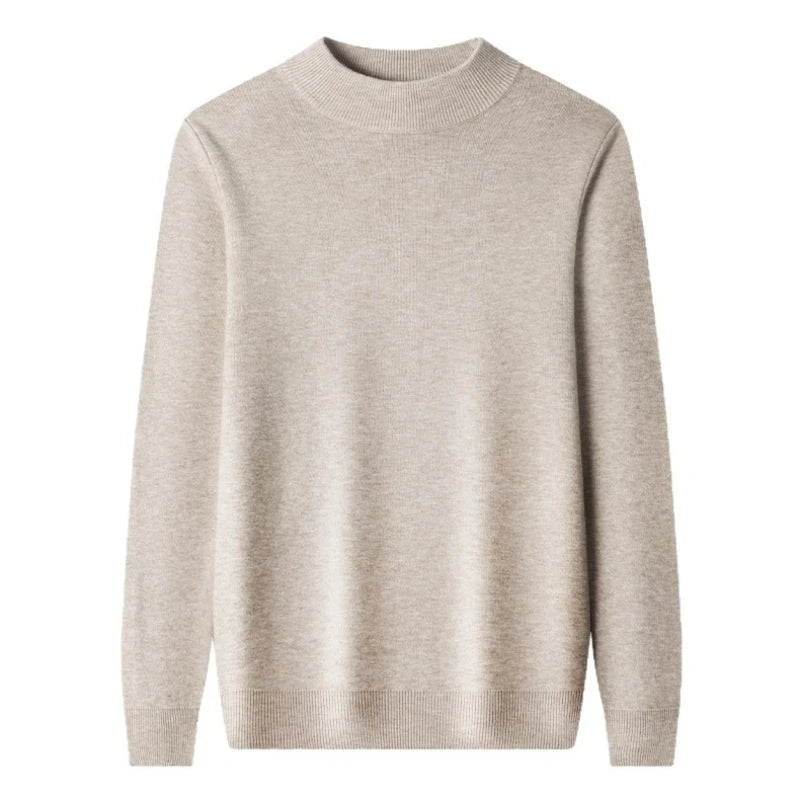 High End Men's Knitwear Sweaters Quality Pullovers Casual Retro Warm Winter V-neck Bottom Wear Sweater for Business Man Clothing