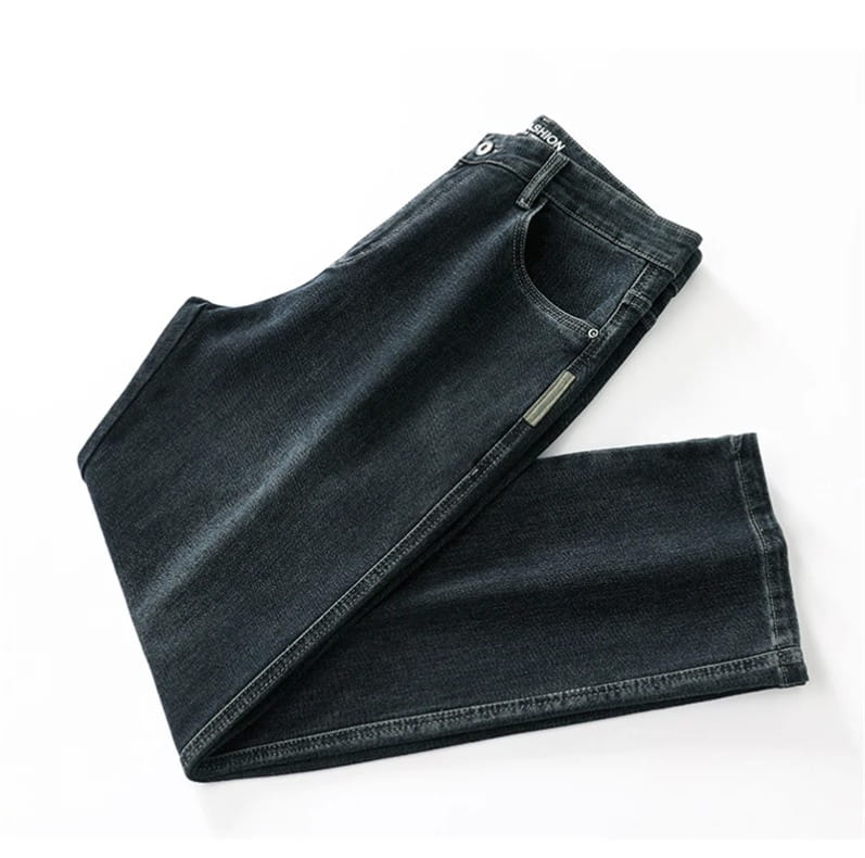 Men’s Loose Straight Business Casual Jeans