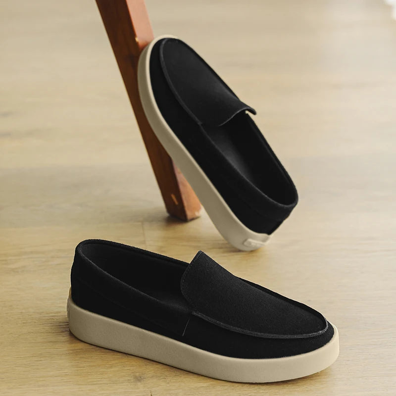Fashion Men Casual Shoes Lightweight Man Loafers Comfortable Non-slip Walking Sneakers Breathable Flats Driving Shoes Lazy Shoes